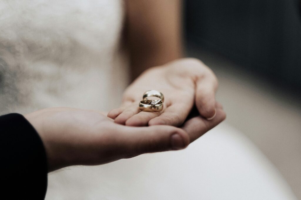 marriage-rings-in-a-palm