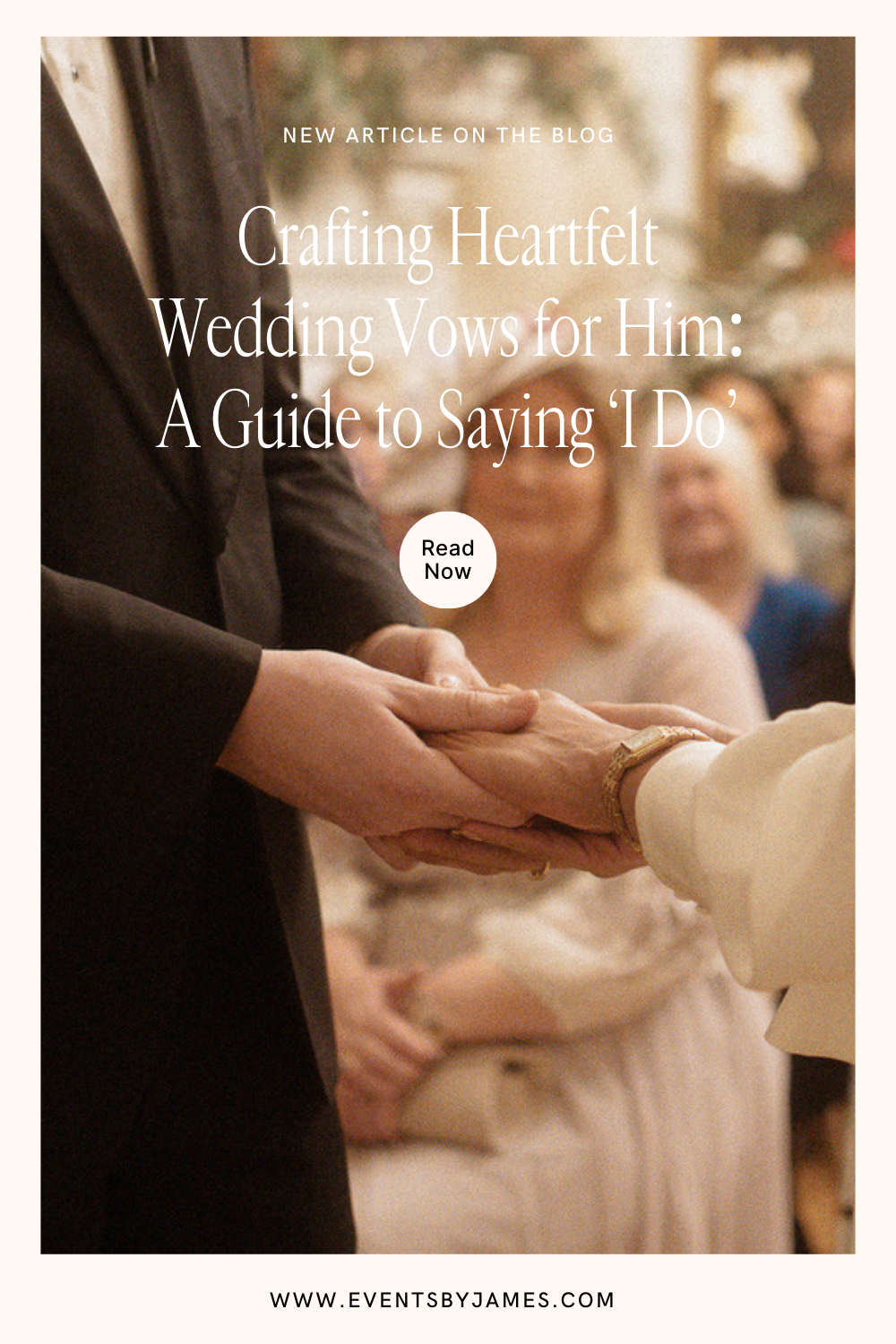 Couple holding hands during wedding ceremony, showcasing the bond and heartfelt wedding vows.