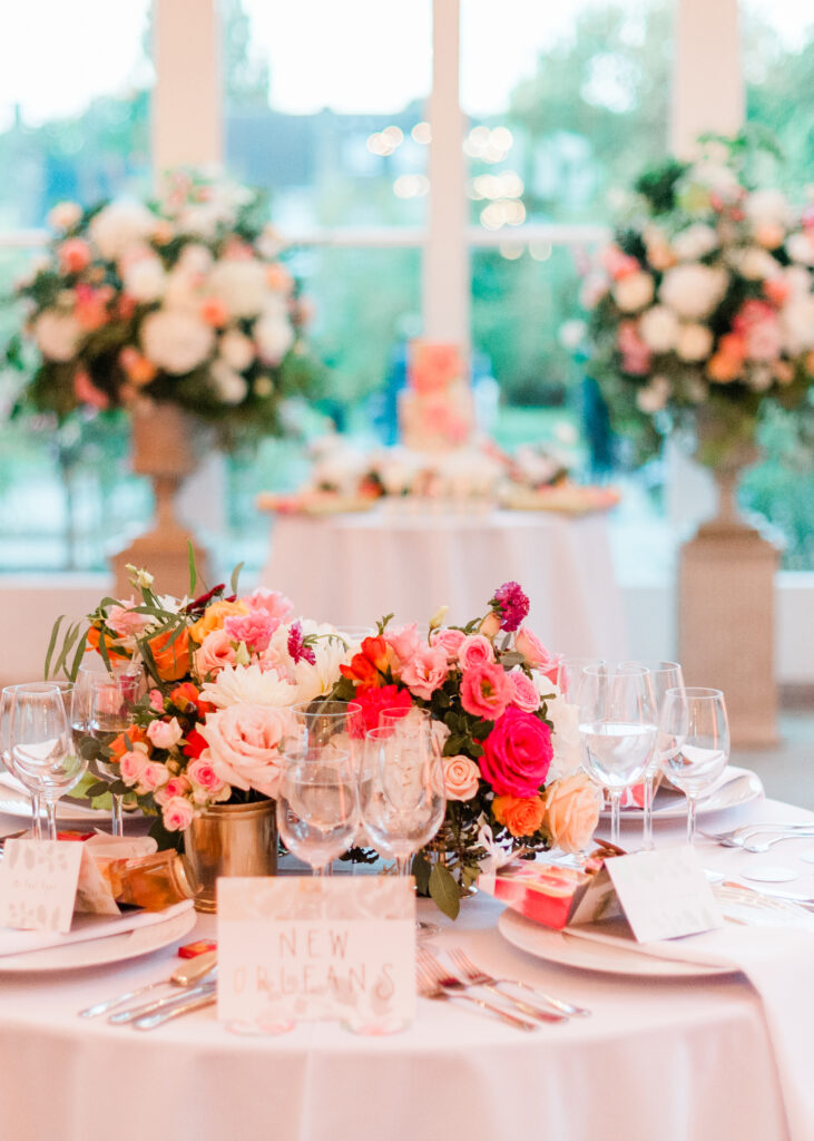 Candlelit reception table, beautifully decorated for an intimate wedding celebration.