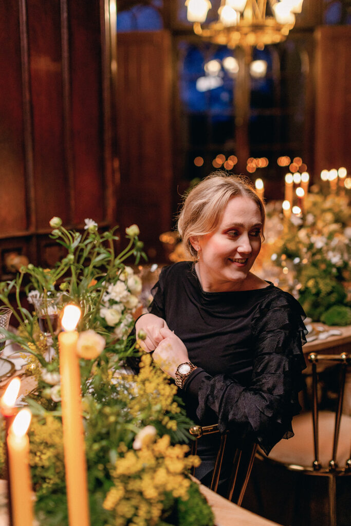 A dynamic group photo of the wedding party, showcasing Philippa Sian’s ability to highlight personalities while maintaining Events by James’ cohesive styling